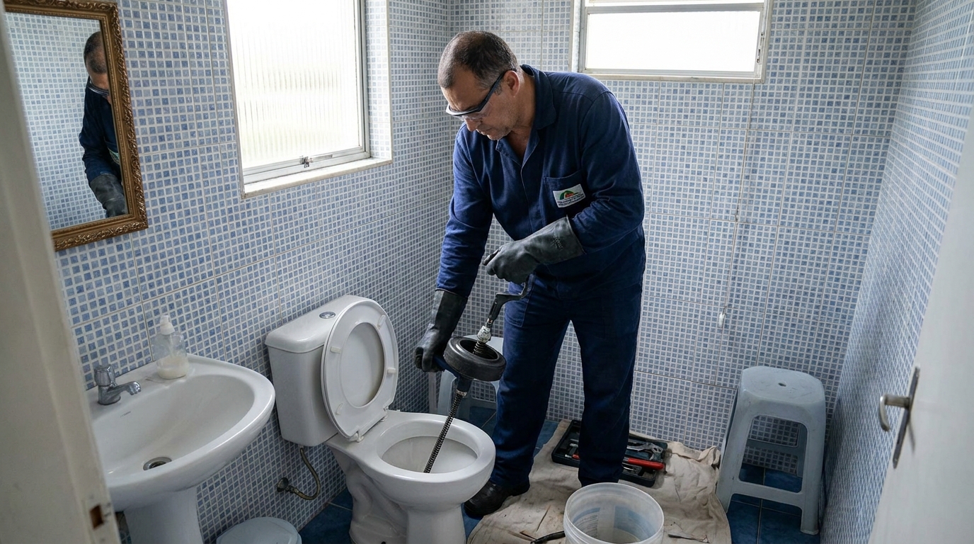 Retirada de Materiais Presos